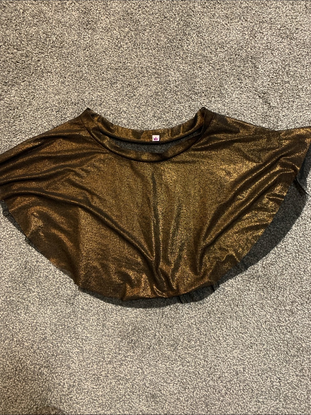 Metallic brown ballet skirt